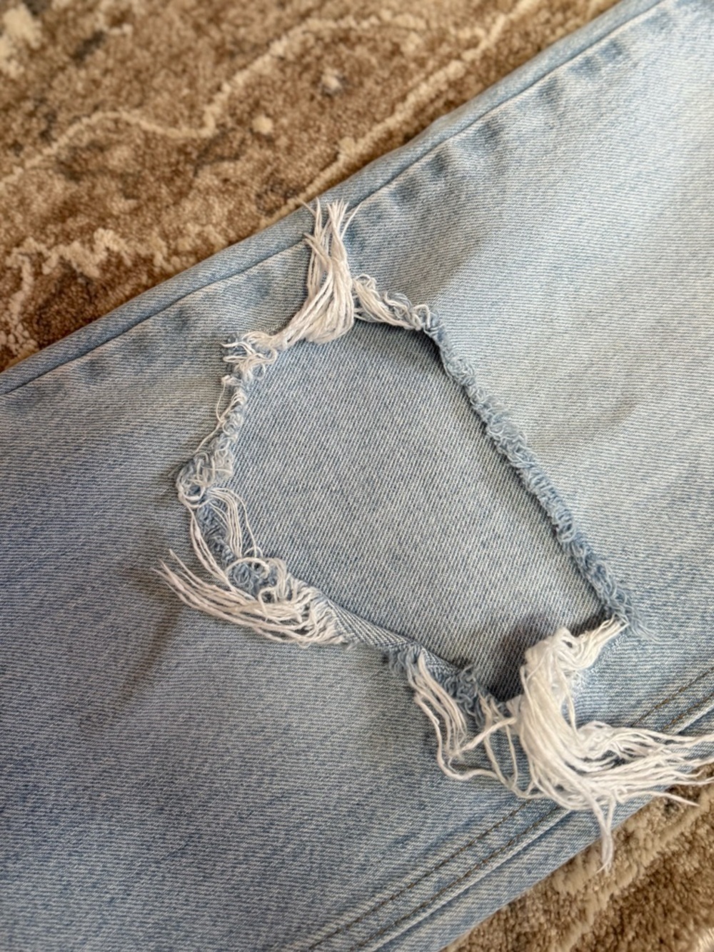LTB Safe Blue Danica Light Wash Distressed Women’s Jeans EUC European brand - Picture 3 of 8